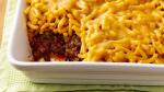 American Mac and Cheese Topped Sloppy Joe Casserole Appetizer