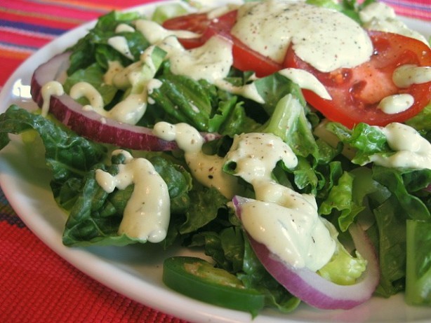 Mexican Avocado Ranch Dressing Appetizer