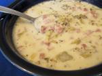 American Ham and Broccoli Chowder Appetizer