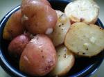American Roasted New Potatoes With Red Onions Dinner