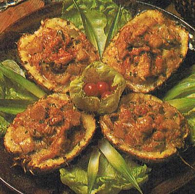 Australian Pineapple Boats 1 Appetizer