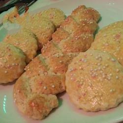 American Cudduraci calabrian Biscuits of Easter Breakfast