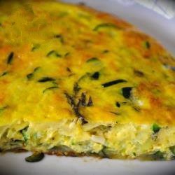 American Omelet with Zucchini Appetizer