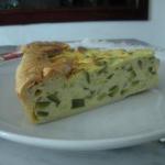 American Quiche Zucchini and Onions and Cheese Appetizer