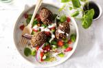American Lamb Kibbeh With Mint And Broad Bean Salad Recipe Appetizer