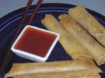 American Lumpia in Spring Roll Wrappers Dessert