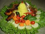 Indonesian Indonesian Yellow Rice Dinner