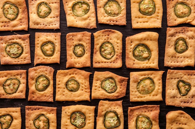 Italian Nacho Cheese Crackers Recipe Appetizer