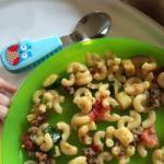 Canadian Macaroni with Courgette and Tomato Appetizer