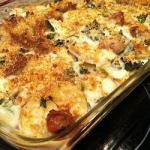 Canadian Oven Dish with Potato Baby Broccoli and Sausage Appetizer