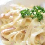 Canadian Tagliatelle with Smoked Salmon Sauce Appetizer