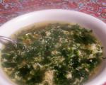 Micheles Spinach Egg Drop Soup recipe