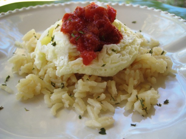 Mexican Mexican Eggs and Rice Dinner