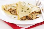 Canadian Chicken And Mushroom Crepes Recipe Appetizer