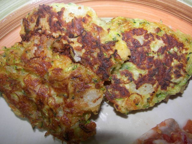 American Zucchini  Cheese Fritters Appetizer