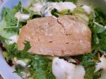 American Easy Baked Salmon With Arugula Appetizer