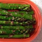 American Broiled Asparagus with Lemon Tarragon Dressing Recipe BBQ Grill