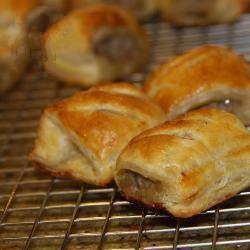 Canadian Bratwurst Bite at the Pastry Coat Dinner