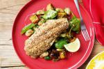 American Dukkah Fish With Kumara Salad Recipe Dinner