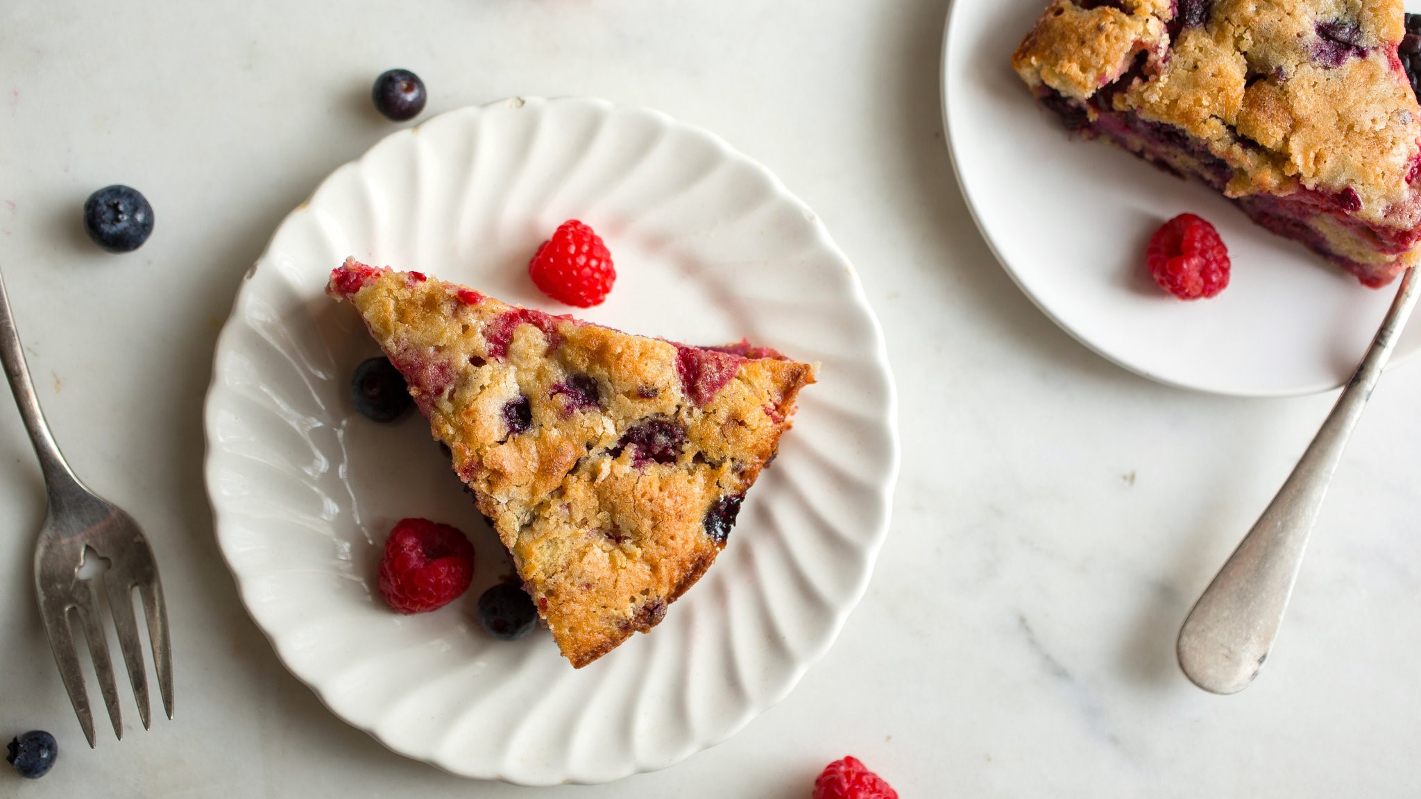 American Summer Berry Buckle Recipe Dessert