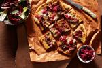 American Roasted Black Fig and Gorgonzola Pizza with Pickled Onion and Vincotto Appetizer