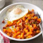 Mexican Sweet Potato and Andouille Hash Appetizer