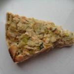 American Salmon Quiche with Leek Appetizer