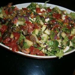 Greek Greek Salad with Feta Cheese 2 Appetizer