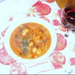 Greek Greek Soup of Beans fasolada Appetizer