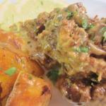 Greek Fricassee of Lamb Appetizer