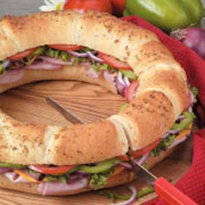 American Savory Sandwich Ring Appetizer