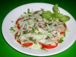 American Tomato Basil Gooey Cheese Side Dish Appetizer