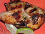 American Tequila and Lime Game Hens or Chicken Appetizer