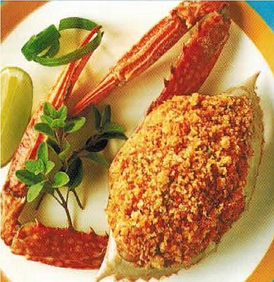 Canadian Stuffed Crabs Dinner