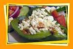 American Low Carb Mediterranean Stuffed Bell Peppers Appetizer