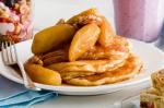 American Bircher Pancakes With Caramelised Apple Recipe Breakfast
