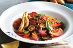 American Sweet Eggplant And Lentil Salad With Haloumi Recipe Appetizer