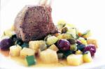 Canadian Roast Lamb Racks With Mediterranean Vegetables Recipe Appetizer