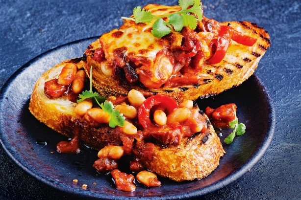 American Speedy Smoky Beans And Toast Recipe BBQ Grill