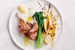 American Lamb Cutlets With Spicy Parsnip Chips And Almond Sauce Recipe Dessert