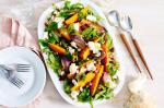 Roasted Sweet Potato Quinoa And Feta Salad With Orange Dressing Recipe recipe