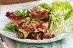 Italian Eggplant And Pasta Rolls Recipe Appetizer