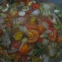 British Crock Pot Beef Vegetable Soup Soup