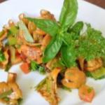 Fried Mushrooms with Fresh Herbs recipe