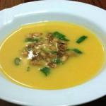 Canadian Pumpkin Soup with Sweet Potato and Ginger Soup