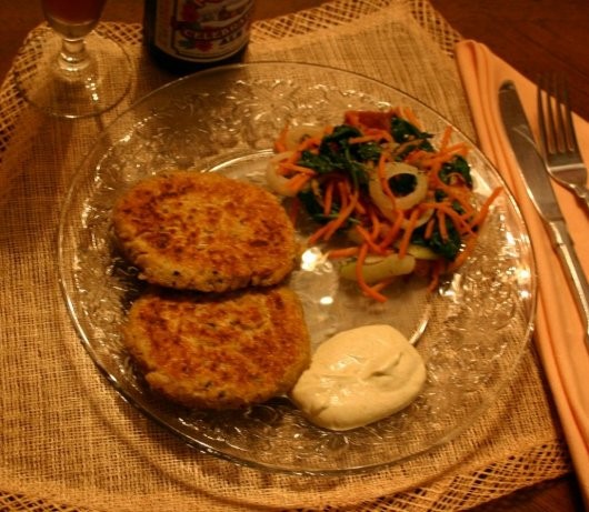 American Emaws Salmon Patty Project Appetizer