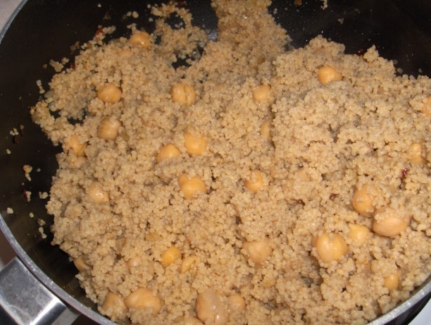 Indian Indian Spiced Whole Wheat Couscous With Chickpeas Appetizer