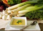 American Caramelized Leek and Yukon Gold Bisque Appetizer