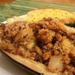 Canadian Stuffed Eggplant with Shrimp and Basil Recipe Appetizer