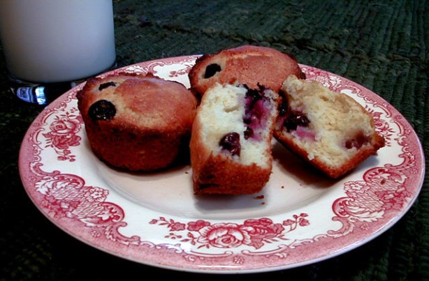 American Lemon Blackberry Muffins Dessert